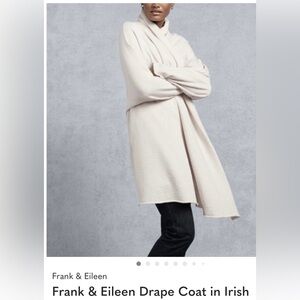 Frank and Eileen Triple Fleece Irish drape coat size M L in excellent condition
